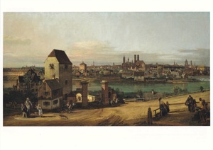 Canaletto (Bernardo Bellotto); View of Munich from the East , 1761