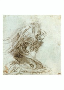 Bernini Giovanni Lorenzo; Kniender Engel , um 1673/74