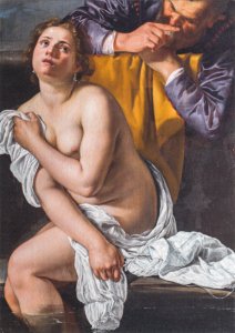 Gentileschi Artemisia; Susanna and the Elders (Detail) , 1622