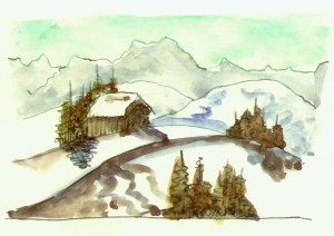 Hesse Hermann; Winter in Saint-Moritz , 1932