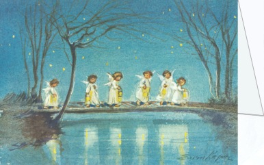 Kager Erica von; Six Angels with Lanterns