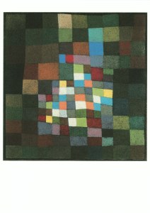 Paul Klee Blühendes Postkarte