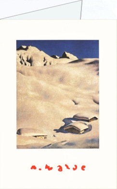 Walde Alfons; Almen im Schnee