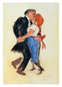 Zille Heinrich; Dancing Couple , 1913