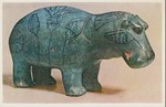 Aegyptisch ; Verzierter Hippopotamus