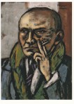 Beckmann Max; Selbstbildnis mit Zigarette , 1947