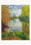 Caillebotte Gustave; Der Nebenarm der Seine im Herbst , 1890