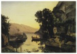 Corot Jean-Baptiste Camille; Landschaft bei Riva am Gardasee , 1835