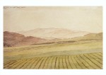 Friedrich Caspar David; Böhmische Landschaft , 10. Mai 1828