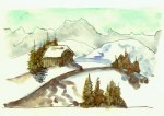 Hesse Hermann; Winter in St.Moritz , 1932