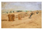 Liebermann Max; Beach at Noordwijk , 1908