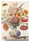 Merian Maria Sibylla; Blumenstillleben in chinesischer Vase , um 1680