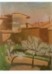 Morandi Giorgio; Hof in der Via Fondazza , 1941