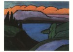 Münter Gabriele; Der blaue See , 1954