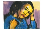 Nolde Emil; Frauenportrait (J.Nolde)