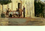 Slevogt Max; Souper im Nymphenburger Schlosspark , 1908