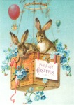 Anonymus; Easter Greatings via Airmail